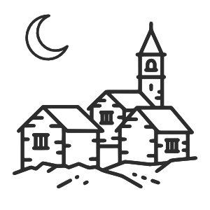 rodellar-village-night